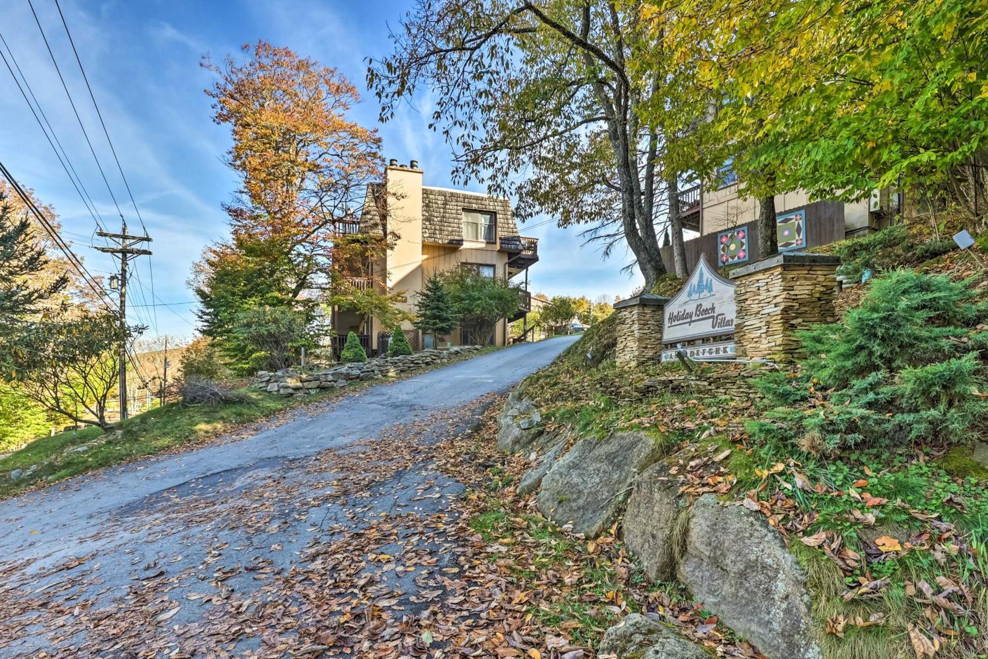 Beech Mountain Studio With Balcony Less Than 1 Mi To Skiing! Buitenkant foto